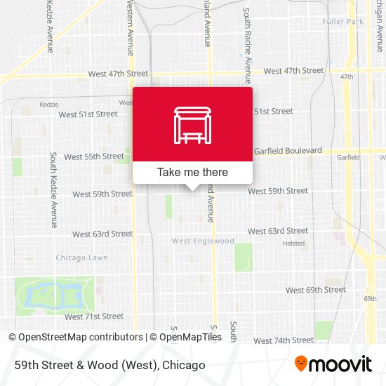 59th Street & Wood (West) map