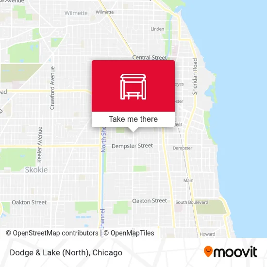 Dodge & Lake (North) map