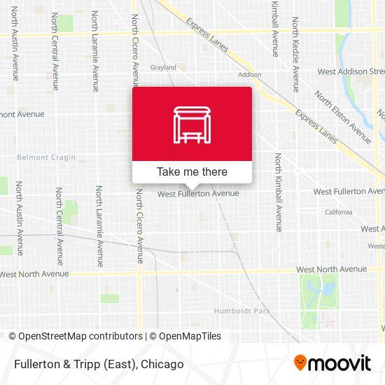 Fullerton & Tripp (East) map