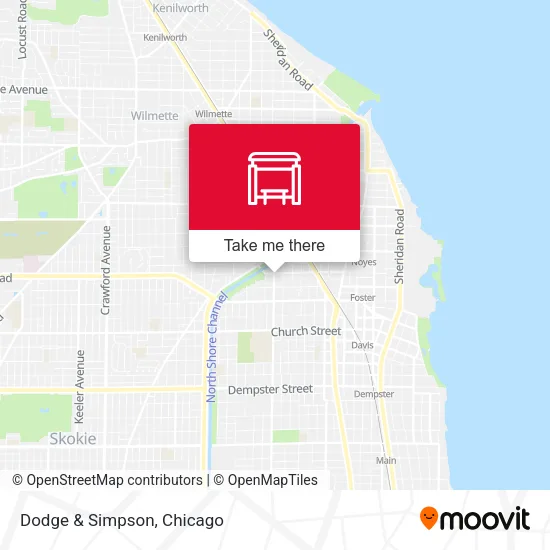 Dodge & Simpson map