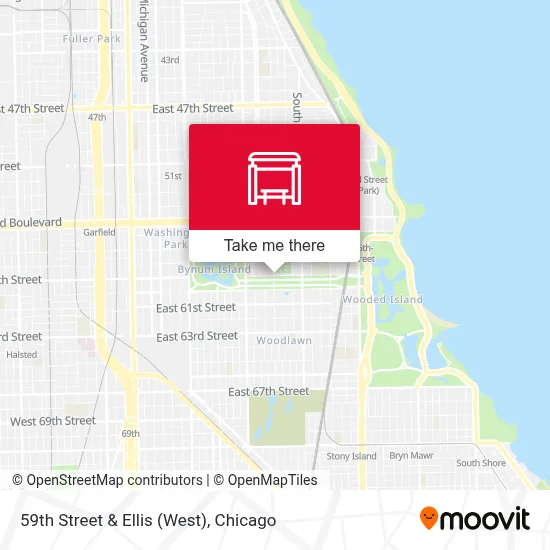 59th Street & Ellis (West) map