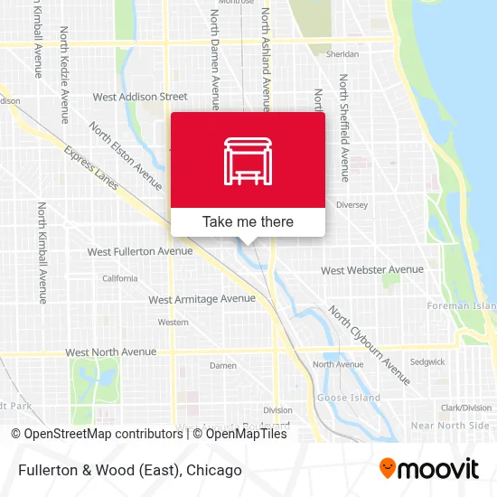 Fullerton & Wood (East) map