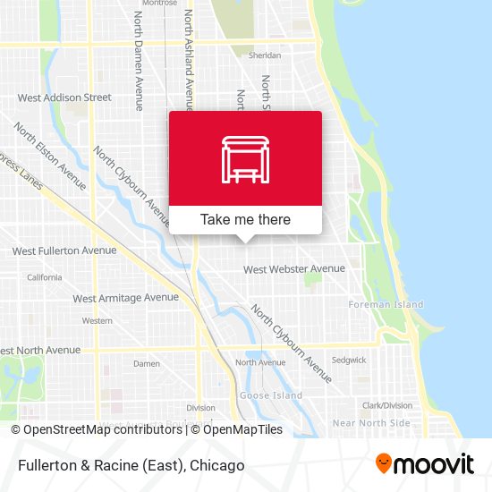 Fullerton & Racine (East) map