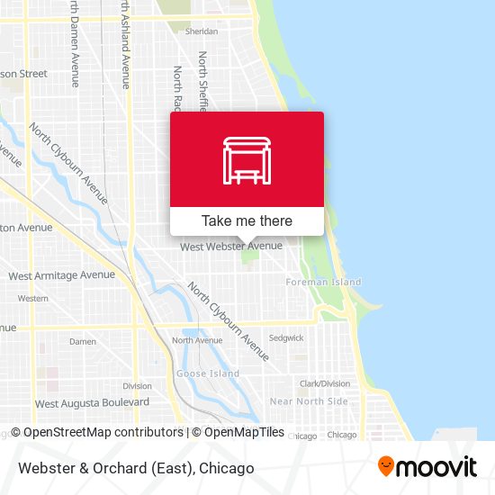 Webster & Orchard (East) map