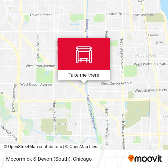 Mapa de Mccormick & Devon (South)