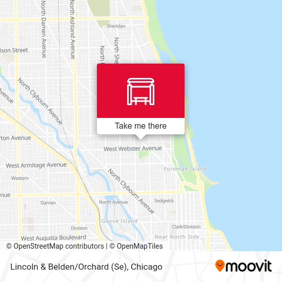 Lincoln & Belden/Orchard (Se) map
