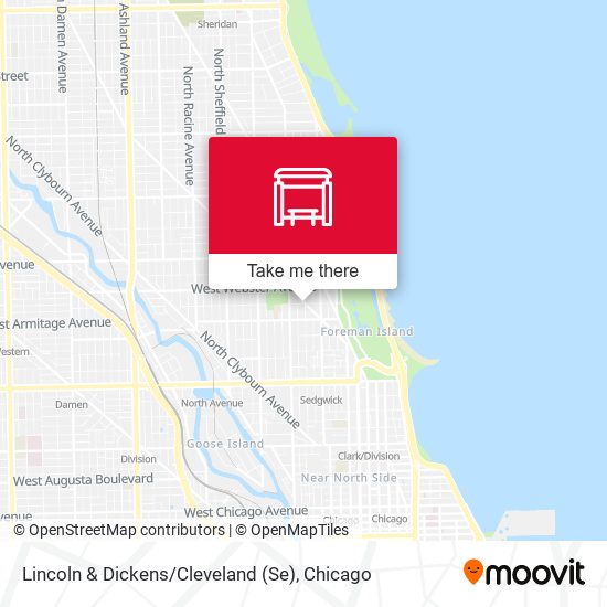 Lincoln & Dickens / Cleveland (Se) map