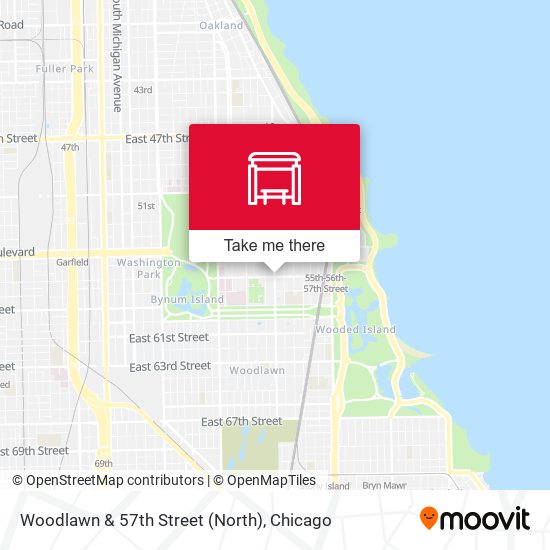 Woodlawn & 57th Street (North) map