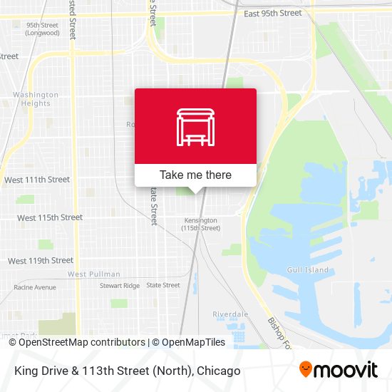 King Drive & 113th Street (North) map