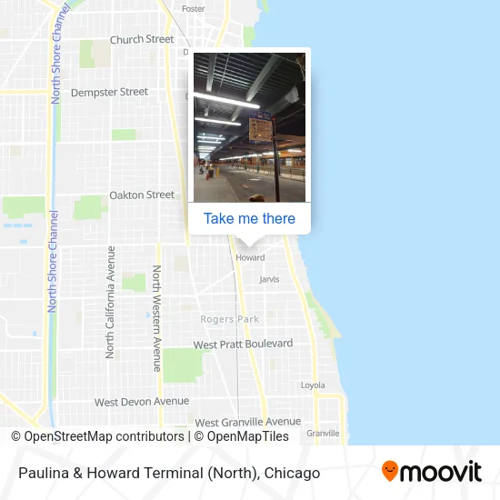 Mapa de Paulina & Howard Terminal (North)