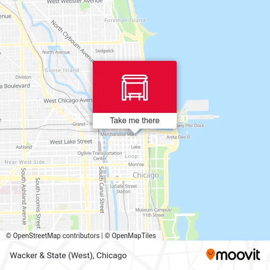 Wacker & State (West) map