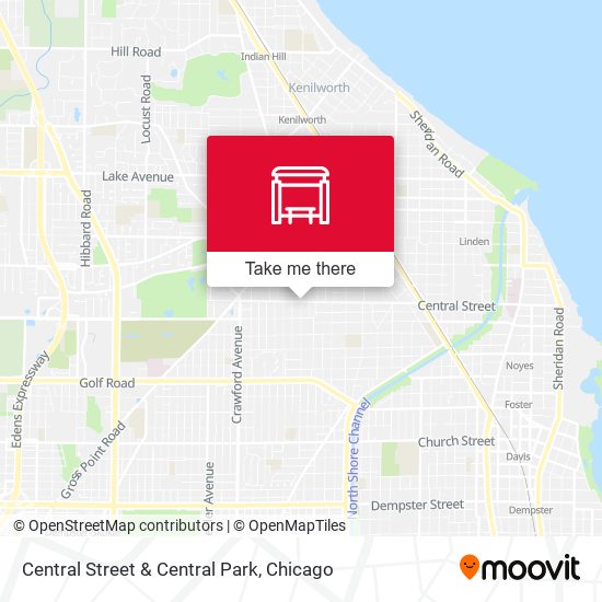 Central Street & Central Park map