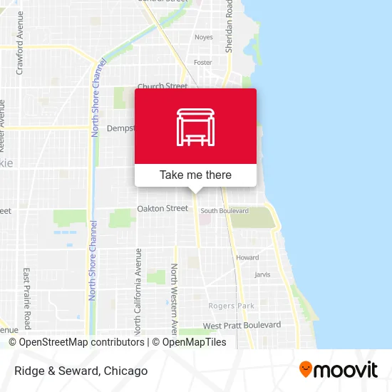 Mapa de Ridge & Seward