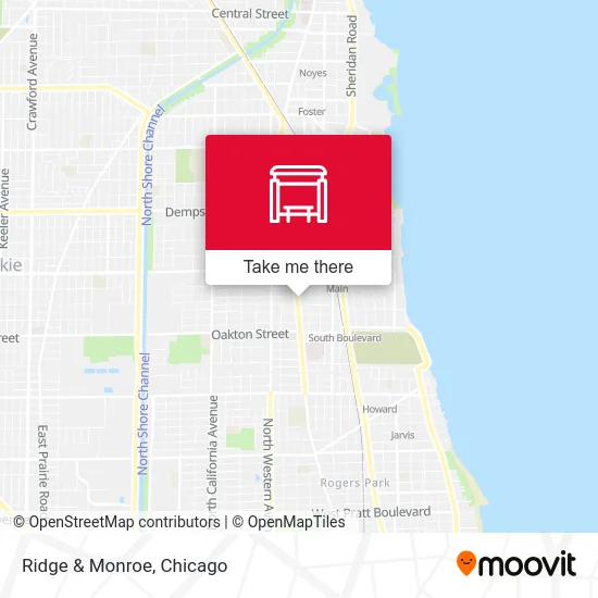 Mapa de Ridge & Monroe