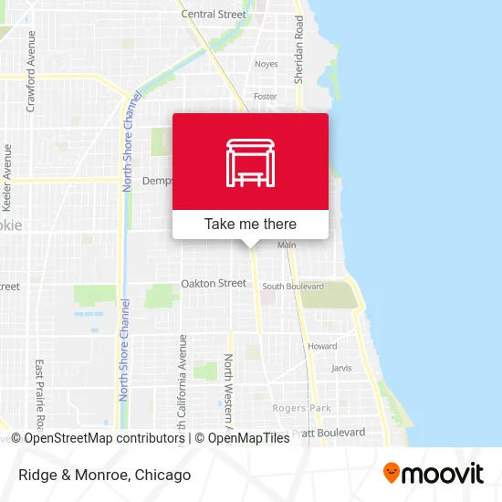 Mapa de Ridge & Monroe