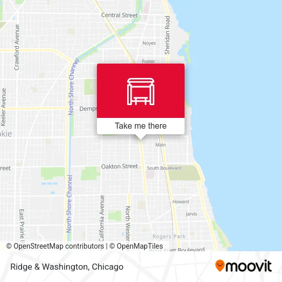 Ridge & Washington map