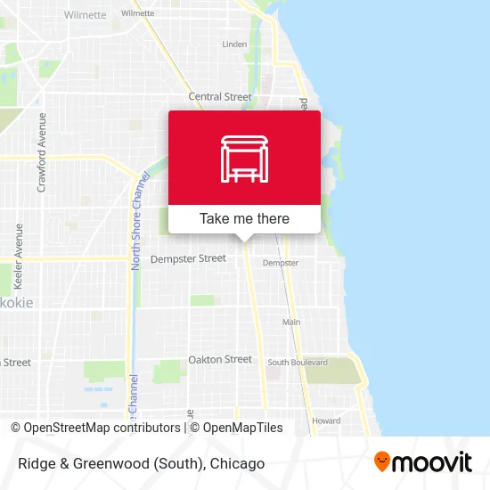 Ridge & Greenwood (South) map