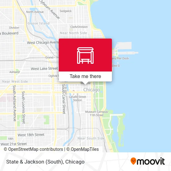State & Jackson (South) map