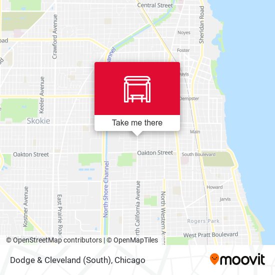 Dodge & Cleveland (South) map