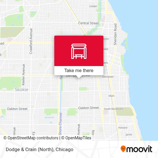 Dodge & Crain (North) map