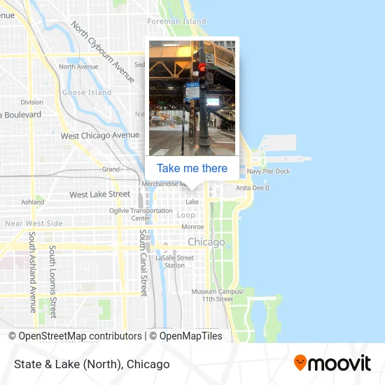 State & Lake (North) map