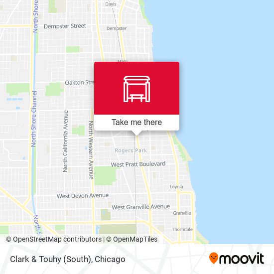 Mapa de Clark & Touhy (South)