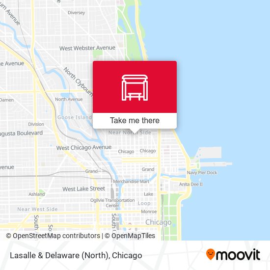 Lasalle & Delaware (North) map