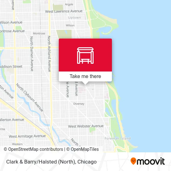 Clark & Barry/Halsted (North) map