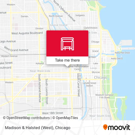 Madison & Halsted (West) map