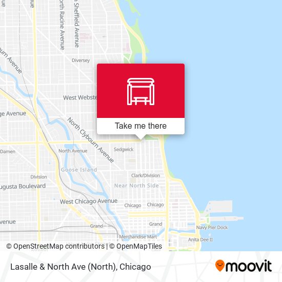 Lasalle & North Ave map