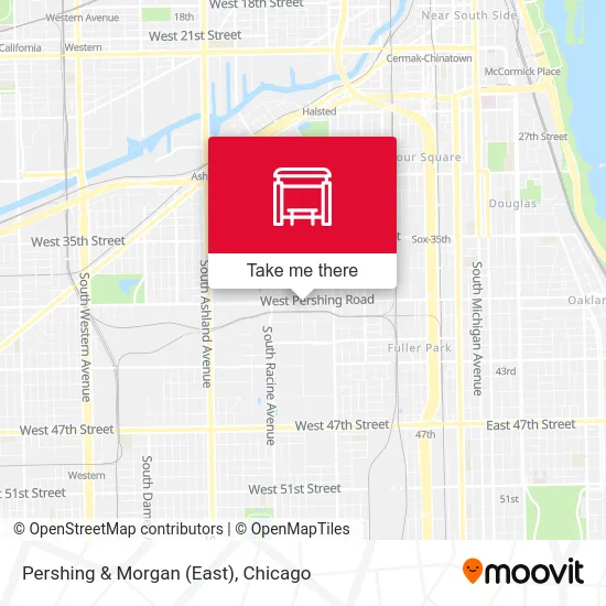 Pershing & Morgan (East) map