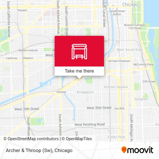 Archer & Throop (Sw) map