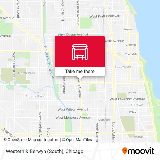 Mapa de Western & Berwyn (South)