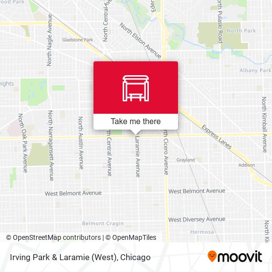 Mapa de Irving Park & Laramie (West)