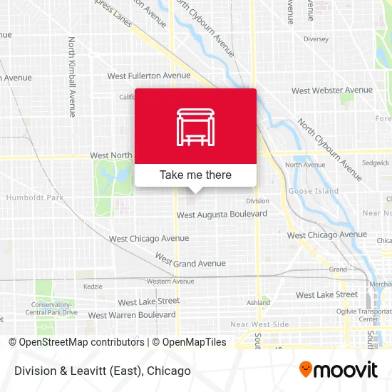 Division & Leavitt (East) map