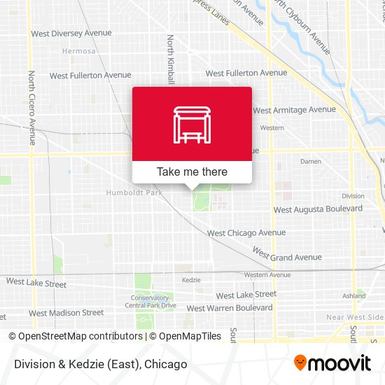 Mapa de Division & Kedzie (East)