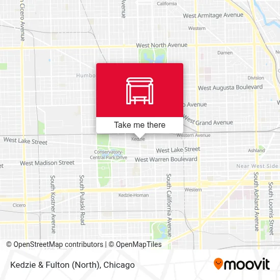Kedzie & Fulton (North) map