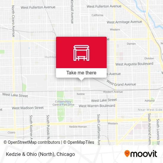 Kedzie & Ohio (North) map