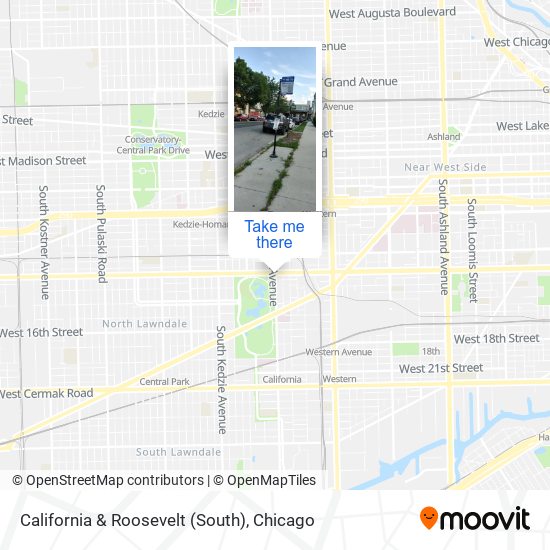 California & Roosevelt (South) map