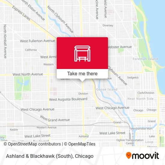Ashland & Blackhawk (South) map