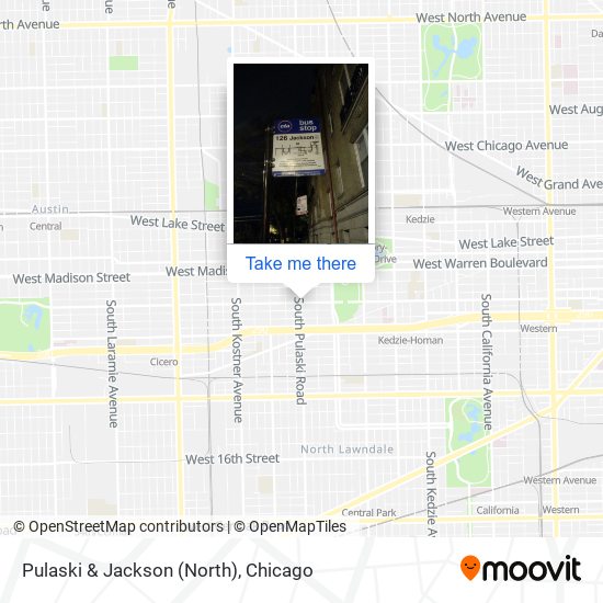 Pulaski & Jackson (North) map