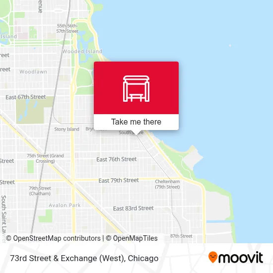 73rd Street & Exchange (West) map