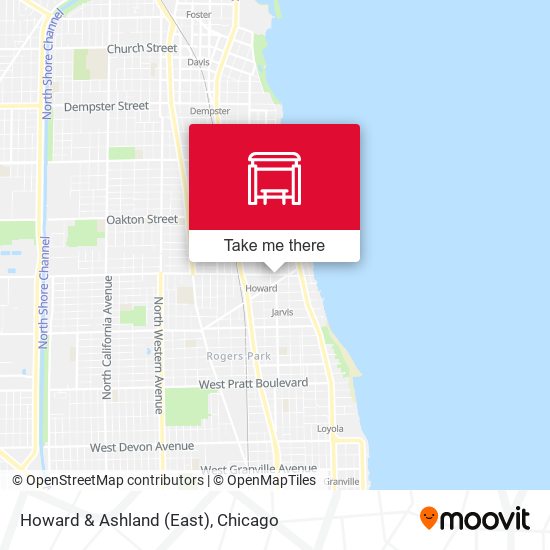 Mapa de Howard & Ashland (East)