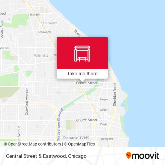 Central Street & Eastwood map