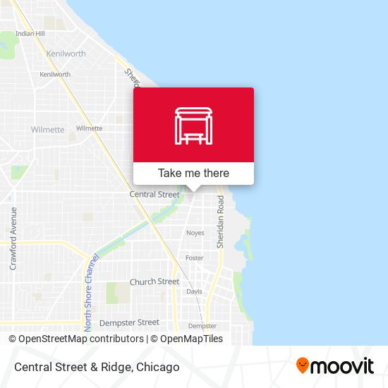 Central Street & Ridge map