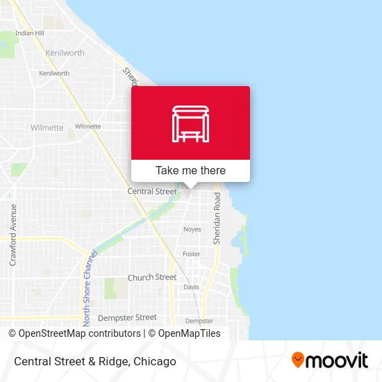 Central Street & Ridge map
