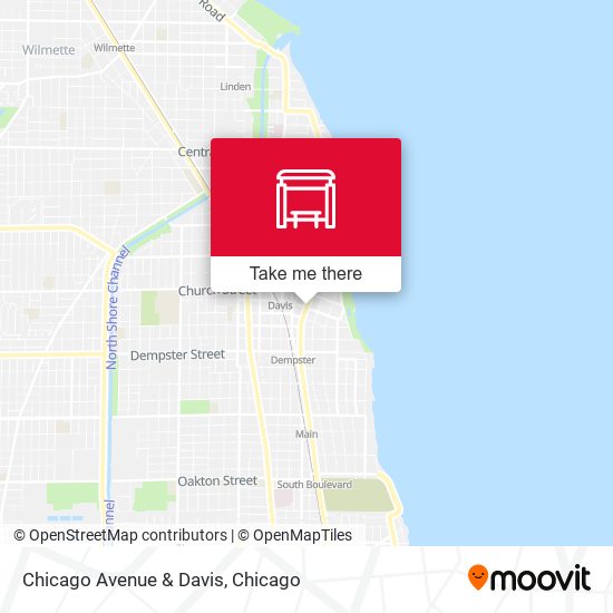 Mapa de Chicago Avenue & Davis