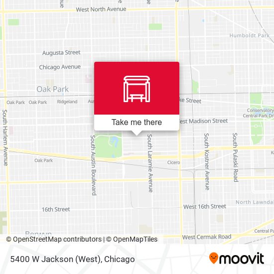 5400 W Jackson (West) map