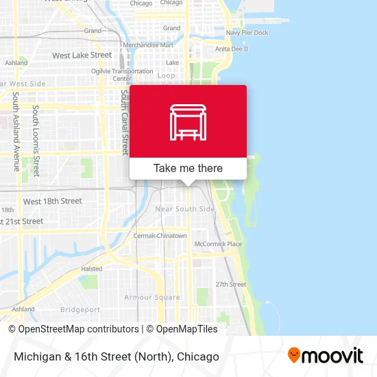 Michigan & 16th Street (North) map