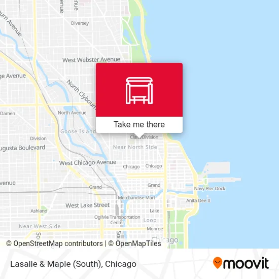 Lasalle & Maple (South) map